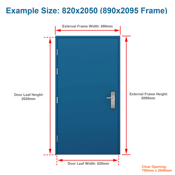 Single Fire Exit Door | Latham's Security Doorsets