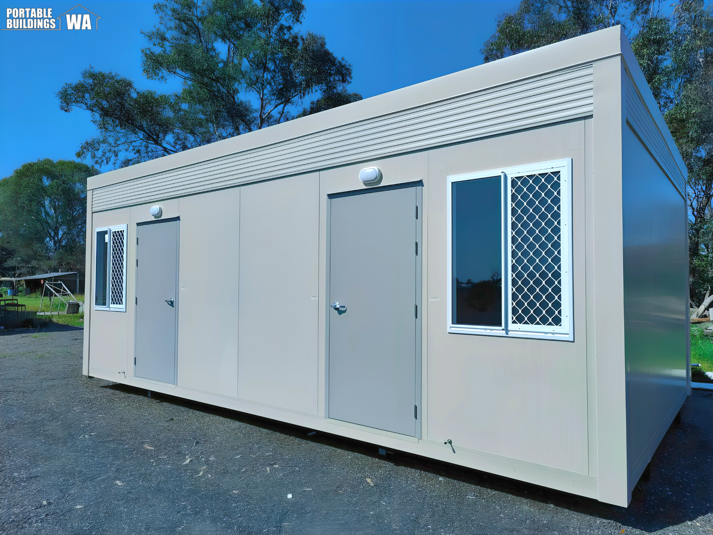 Steel Doors in Perth - Portable Buildings Case Study Representation 1