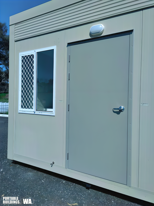 Steel Doors in Perth - Portable Buildings Case Study Representation 2